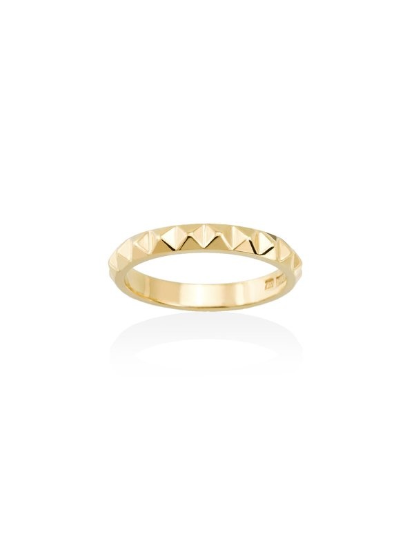 Joyería Kattalin - NOVEDADES en Anillos - Joyería - Anillo de tachuelas en plata dorada Joyería Kattalin - NOVEDADES en Anillos - Joyería - Anillo de tachuelas en plata dorada