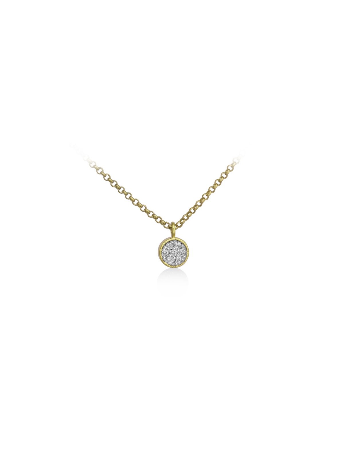 Joyera Kattalin - Joyera - Collares - Gargantilla TWO Blanco en plata Dorada - Foto 1