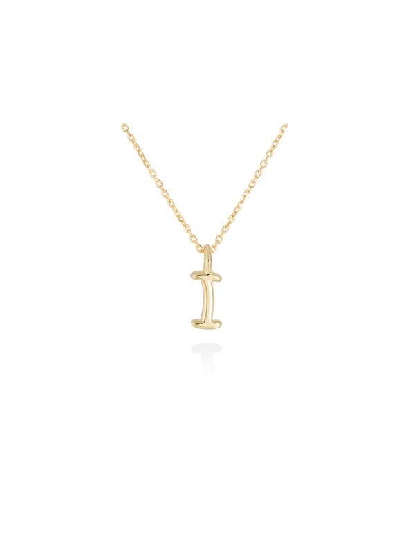 Joyería Kattalin - NOVEDADES en Collares - Joyería - Colgante letra I en oro amarillo 18kt Joyería Kattalin - NOVEDADES en Collares - Joyería - Colgante letra I en oro amarillo 18kt