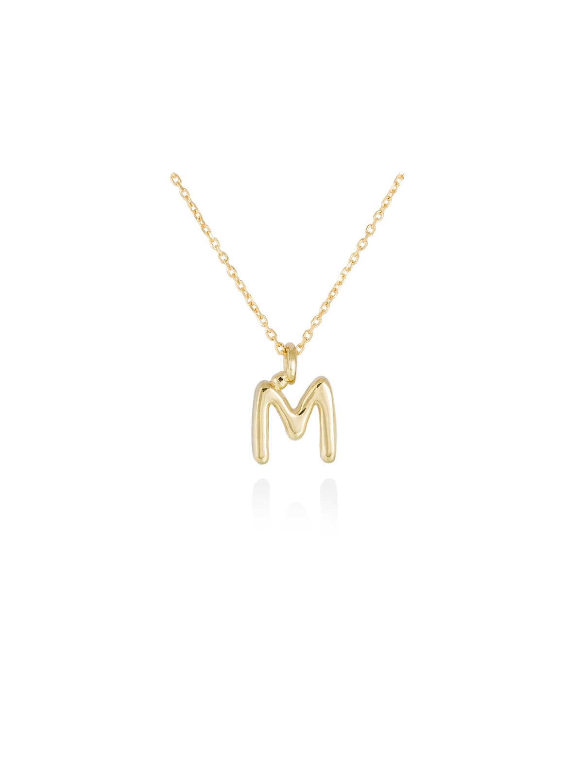 Joyera Kattalin - Joyera - Collares - Colgante letra M en oro amarillo 18kt - Foto 1