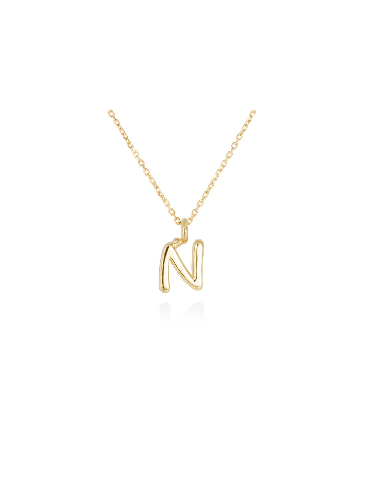 Joyera Kattalin - Joyera - Collares - Colgante letra N en oro amarillo 18kt - Foto 1
