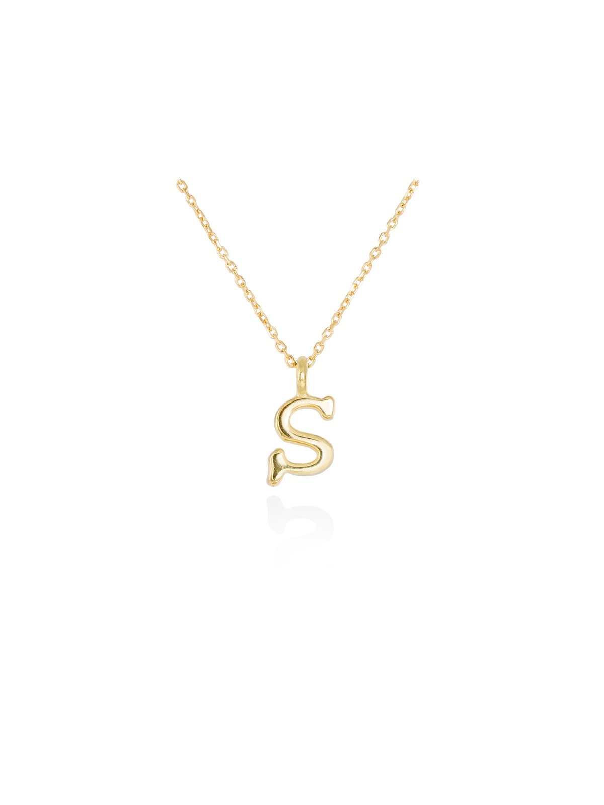 Joyera Kattalin - Joyera - Collares - Colgante letra S en oro amarillo 18kt - Foto 1