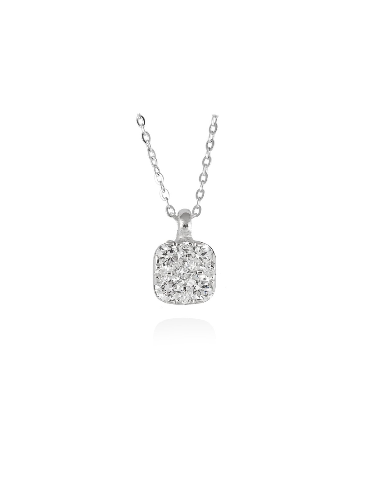 Joyera Kattalin - Joyera - Collares - Collar PAV forma Antic en Oro blanco 18Kt. y diamantes - Foto 1