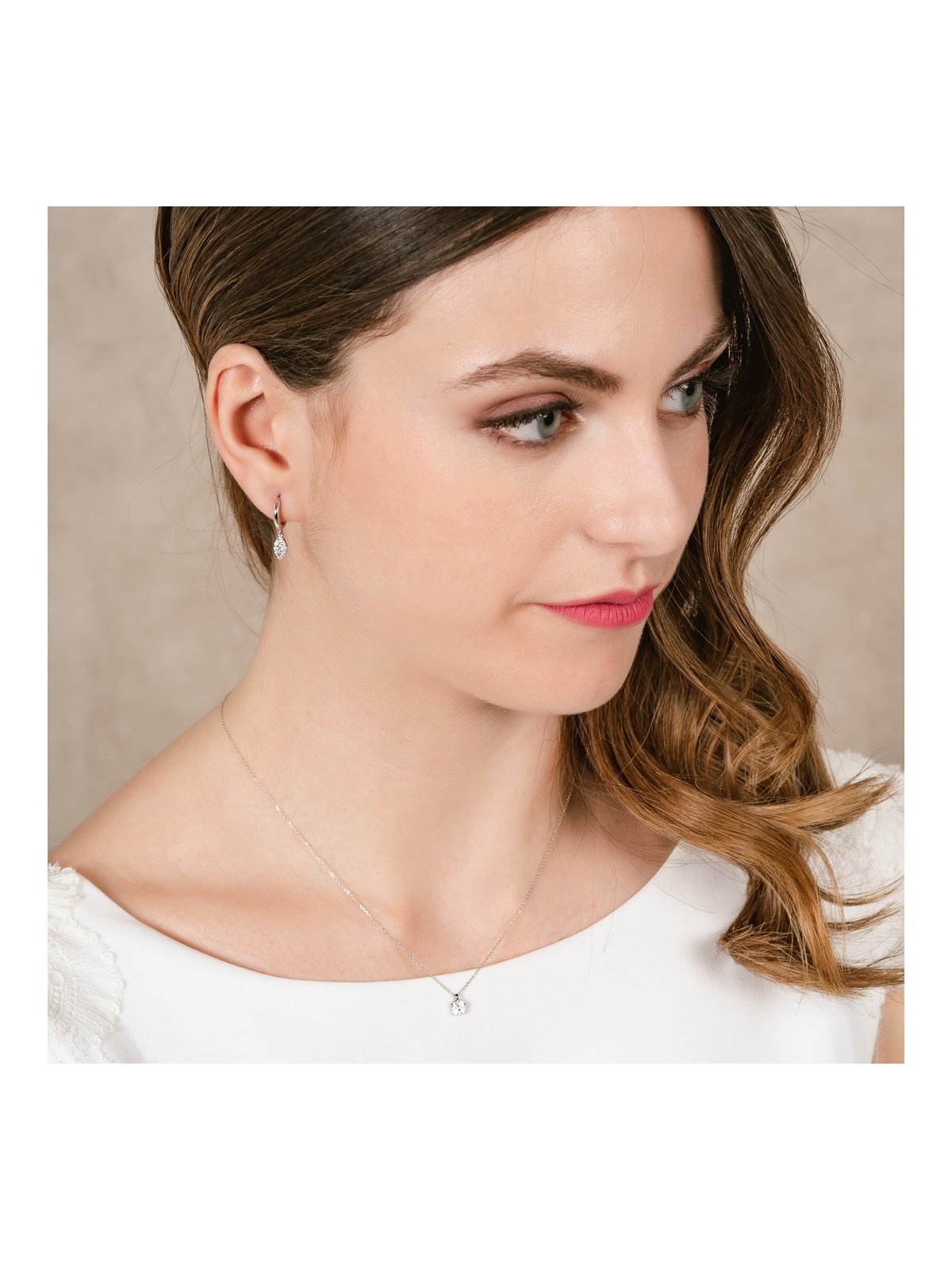 Joyera Kattalin - Joyera - Collares - Collar PAV forma Antic en Oro blanco 18Kt. y diamantes - Foto 2