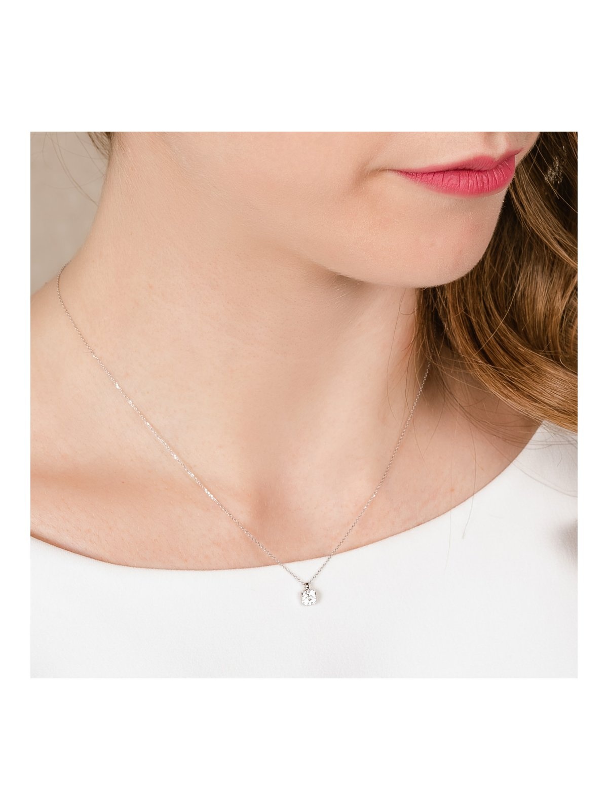 Joyera Kattalin - Joyera - Collares - Collar PAV forma Antic en Oro blanco 18Kt. y diamantes - Foto 3