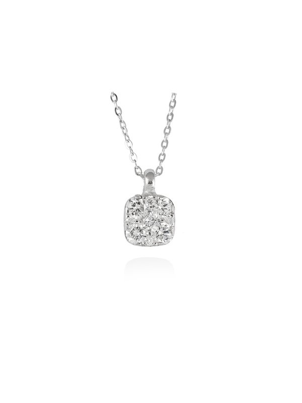 Joyería Kattalin - NOVEDADES en Collares - Joyería - Collar PAVÉ forma Antic en Oro blanco 18Kt. y diamantes Joyería Kattalin - NOVEDADES en Collares - Joyería - Collar PAVÉ forma Antic en Oro blanco 18Kt. y diamantes
