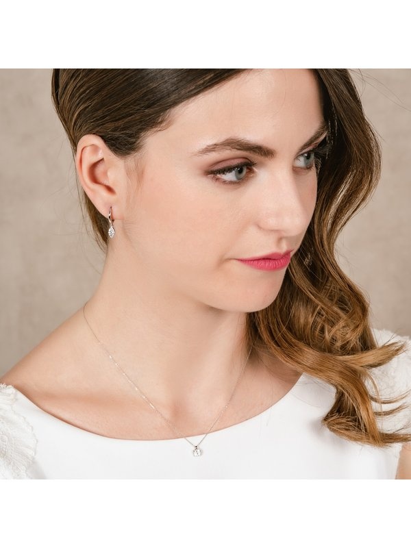 Joyera Kattalin - Joyera - Collares - Collar PAV forma Antic en Oro blanco 18Kt. y diamantes - Foto 2