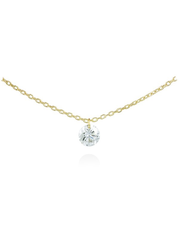 Joyería Kattalin - NOVEDADES en Collares - Joyería - Collar BALLERINA Oro amarillo 18Kt y diamante 0,15 qt a 42 cm. Joyería Kattalin - NOVEDADES en Collares - Joyería - Collar BALLERINA Oro amarillo 18Kt y diamante 0,15 qt a 42 cm.