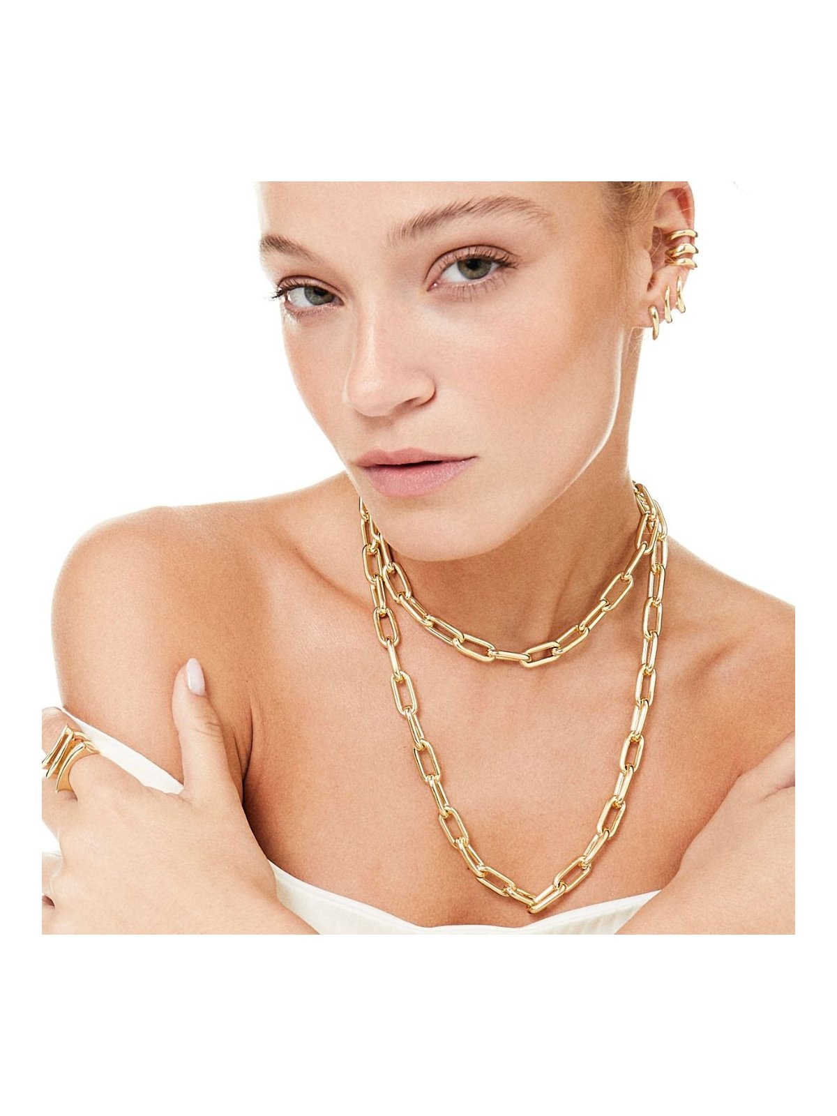 Joyera Kattalin - Joyera - Collares - Choker de plata con eslabones - Foto 2