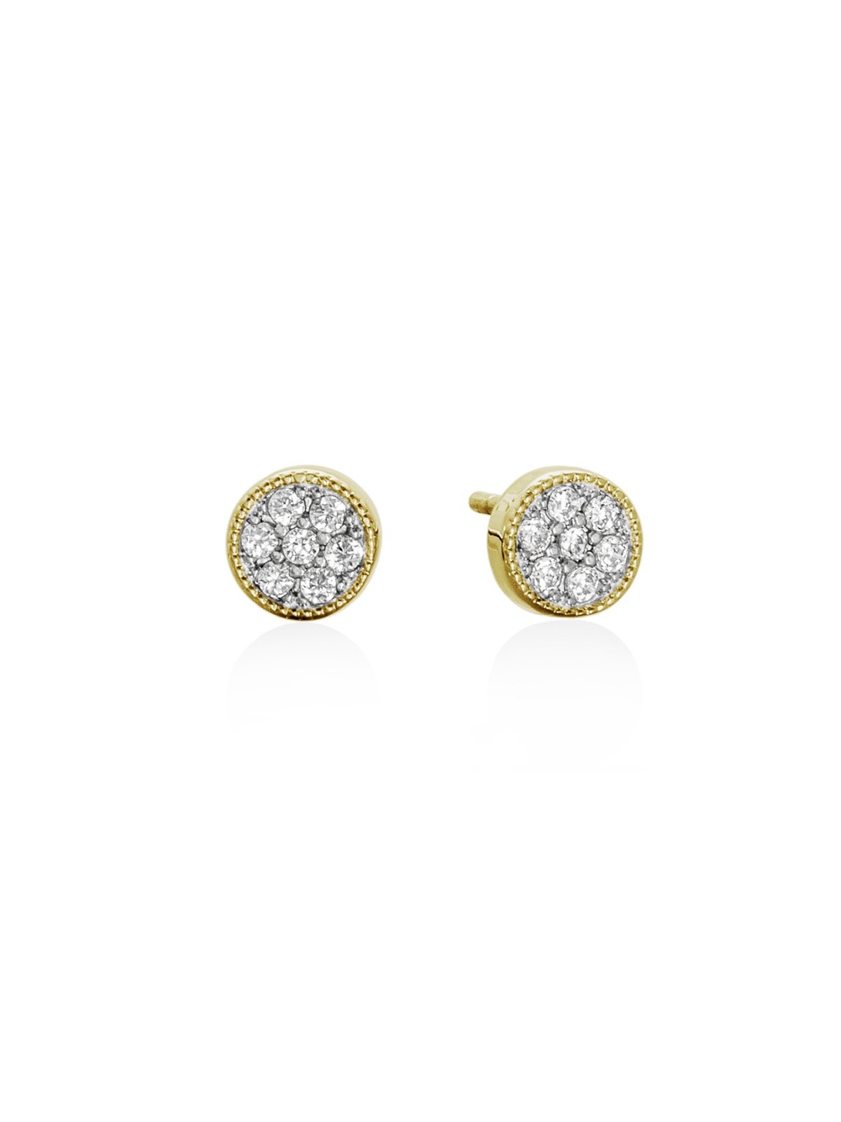 Joyera Kattalin - Joyera - Pendientes - Pendientes COACH Blanco en plata dorada - Foto 1