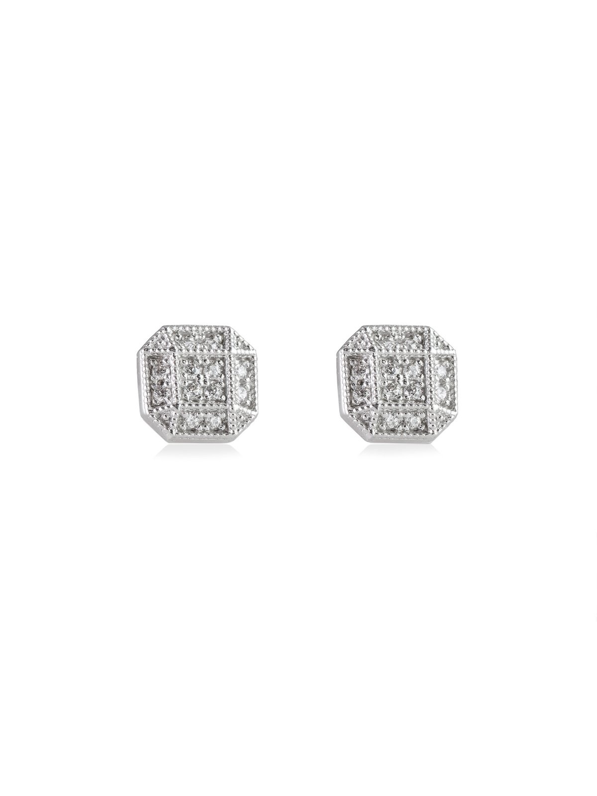 Joyera Kattalin - Joyera - Pendientes - Pendientes PLACE Blanco en plata - Foto 1