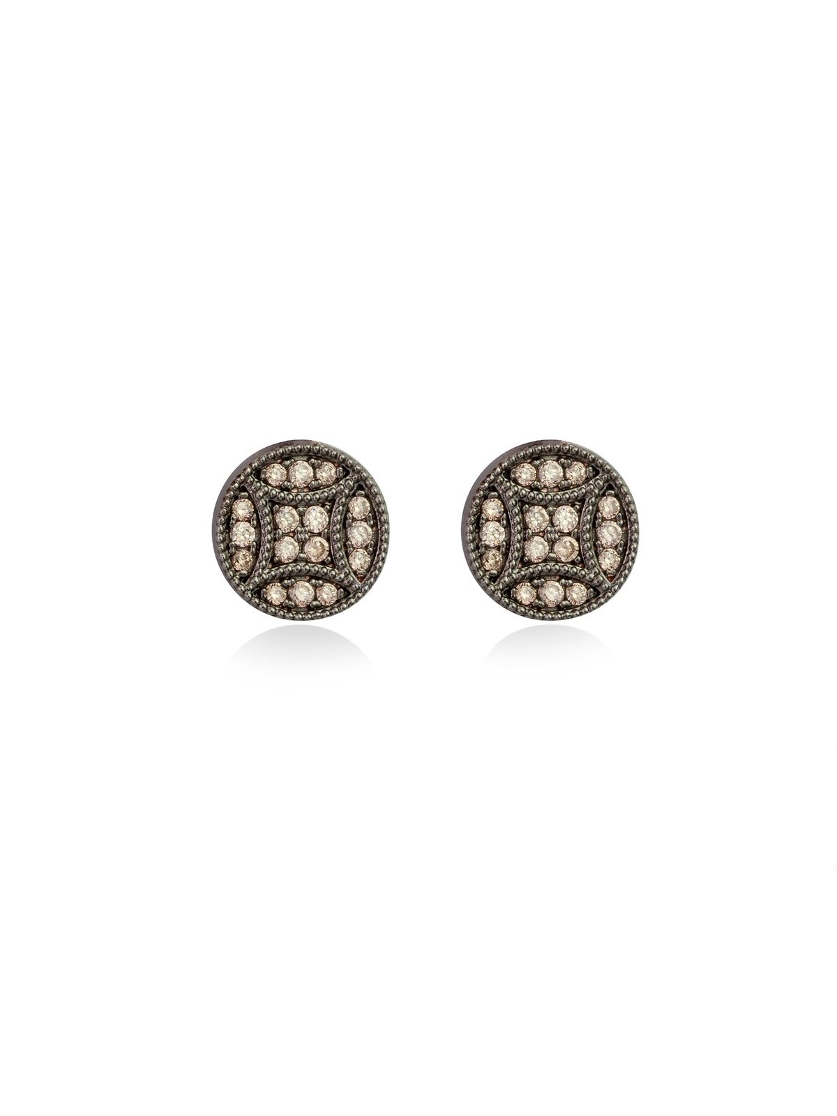 Joyera Kattalin - Joyera - Pendientes - Pendientes SAINT Coac en plata negra - Foto 1