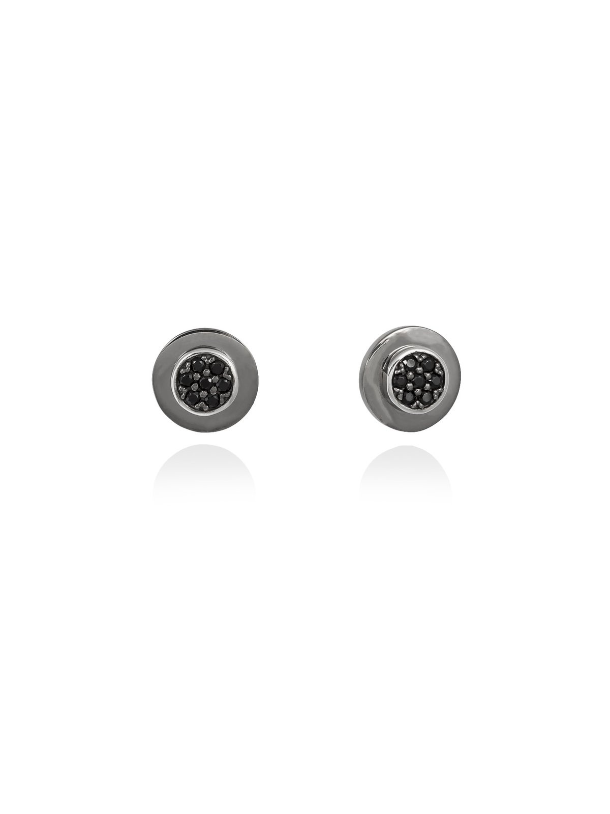 Joyera Kattalin - Joyera - Pendientes - Pendientes LEO Negro en plata negra - Foto 1