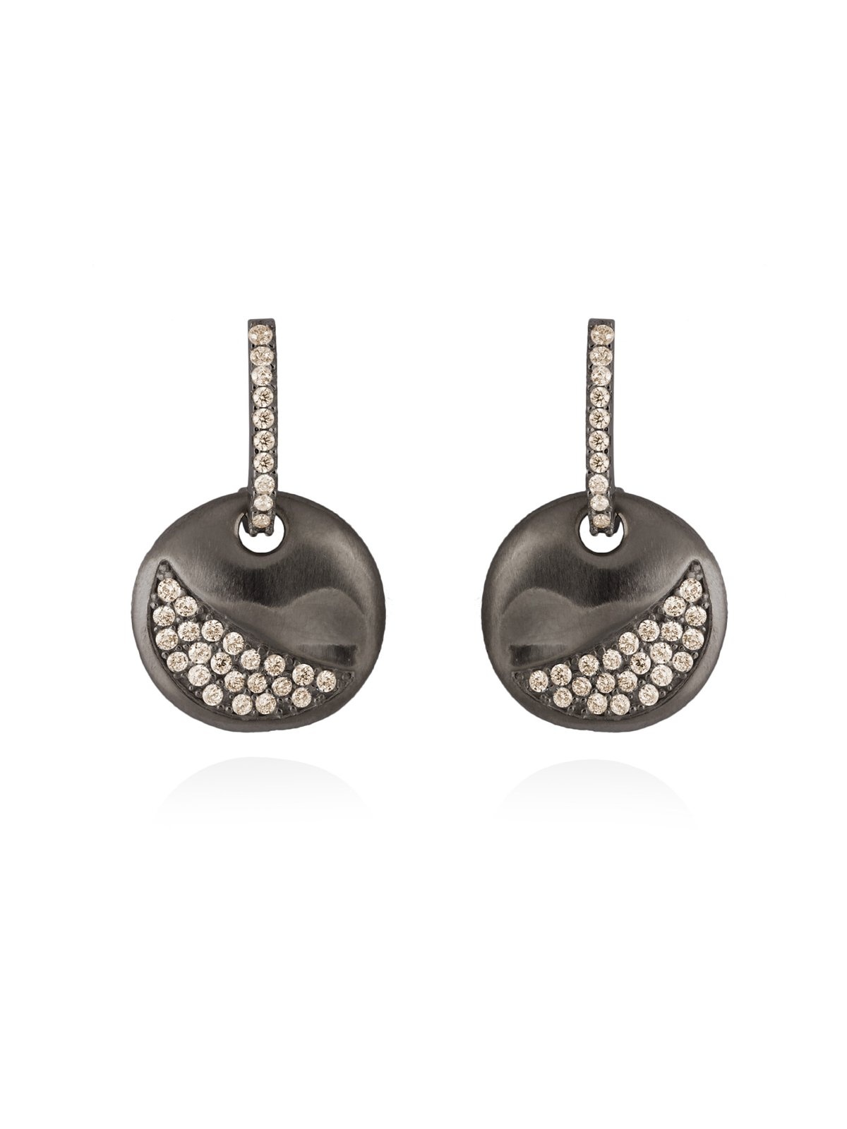 Joyera Kattalin - Joyera - Pendientes - Pendientes HERITAGE Coac en plata negra - Foto 1