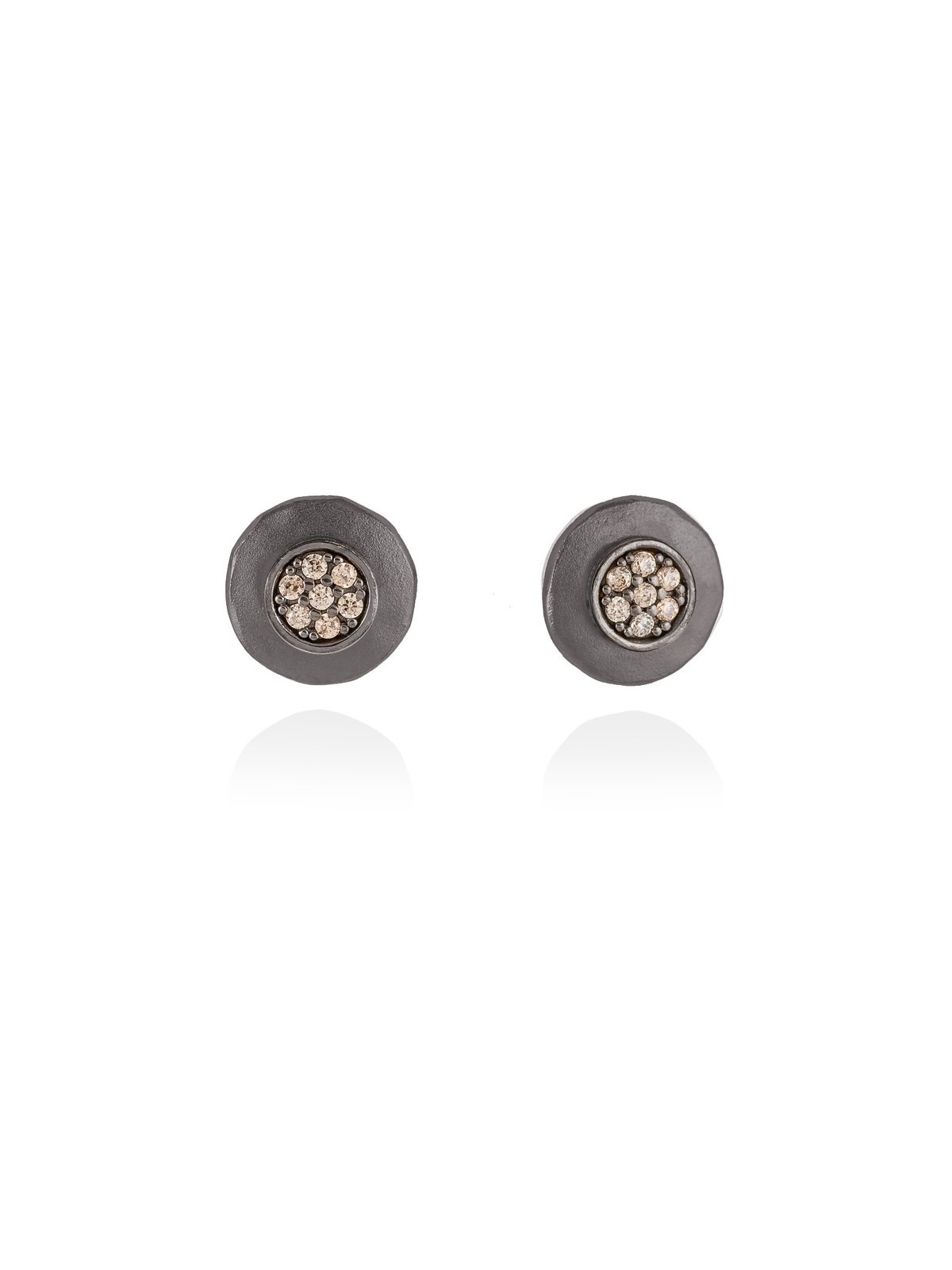 Joyera Kattalin - Joyera - Pendientes - Pendientes HERITAGE Coac en plata negra - Foto 1