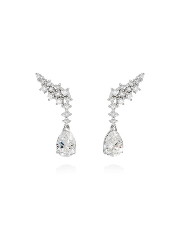 Joyería Kattalin - NOVEDADES en Pendientes - Joyería - Pendientes para novias modernas estilo trepador en plata Joyería Kattalin - NOVEDADES en Pendientes - Joyería - Pendientes para novias modernas estilo trepador en plata