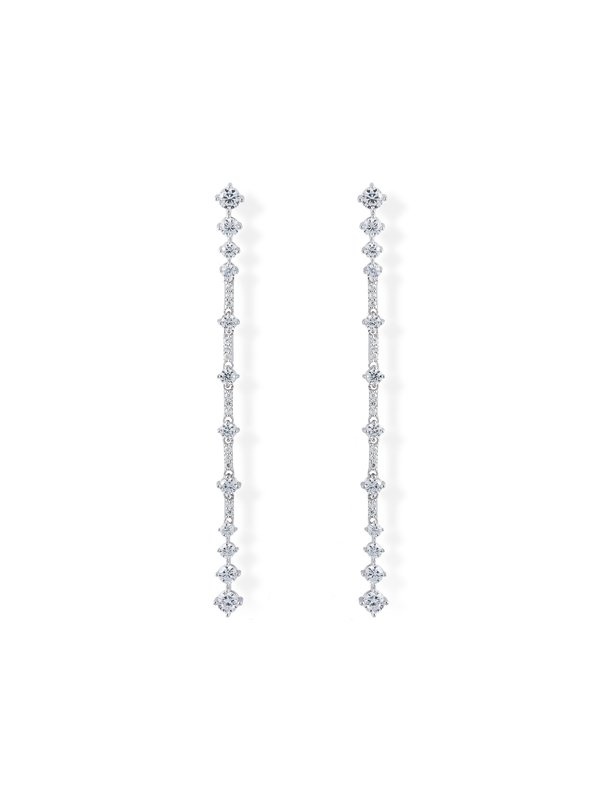 Joyería Kattalin - NOVEDADES en Joyas para novias, Pendientes, - Compromiso, Joyería - Pendientes de plata riviere largo Joyería Kattalin - NOVEDADES en Joyas para novias, Pendientes, - Compromiso, Joyería - Pendientes de plata riviere largo