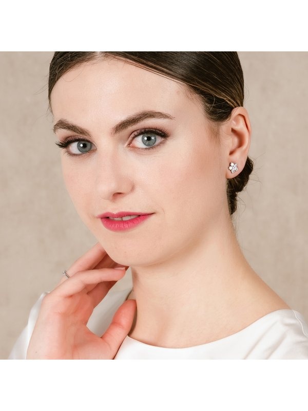 Joyera Kattalin - Compromiso, Joyera - Joyas para novias, Pendientes - Pendientes de plata fflor - Foto 2