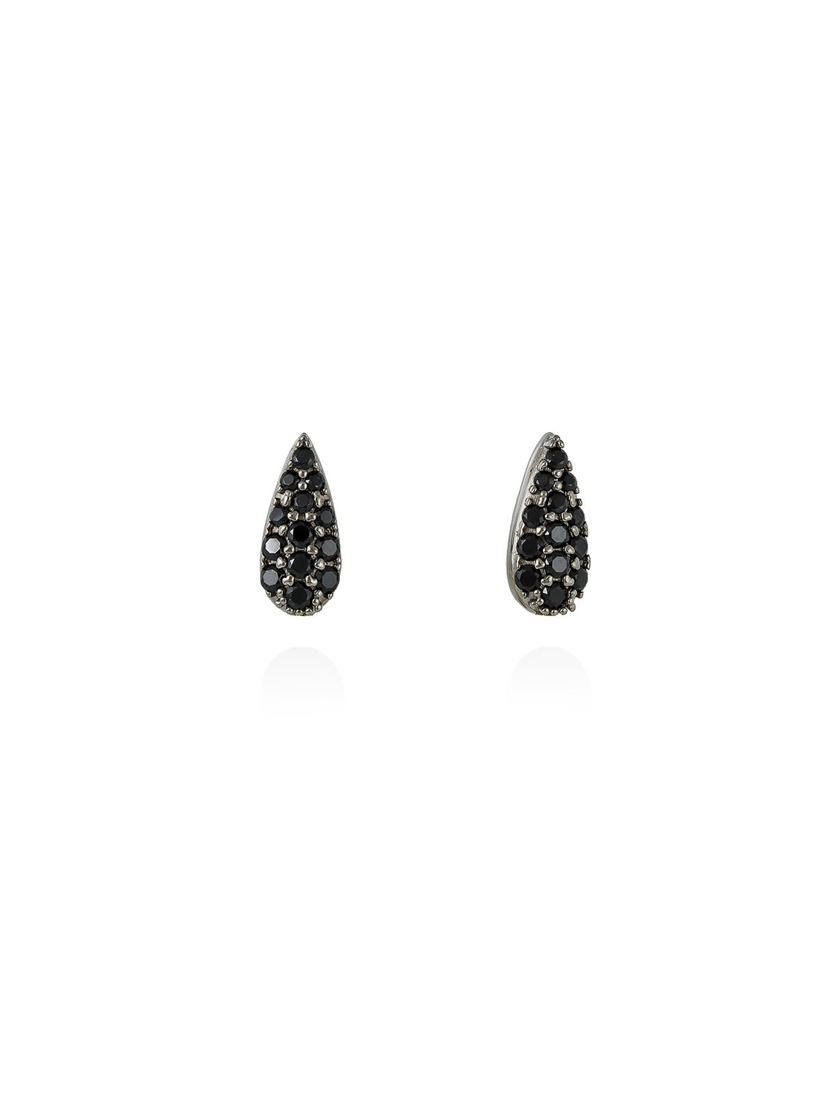 Joyera Kattalin - Joyera - Pendientes - Pendientes TRUCO negro en plata negra - Foto 1