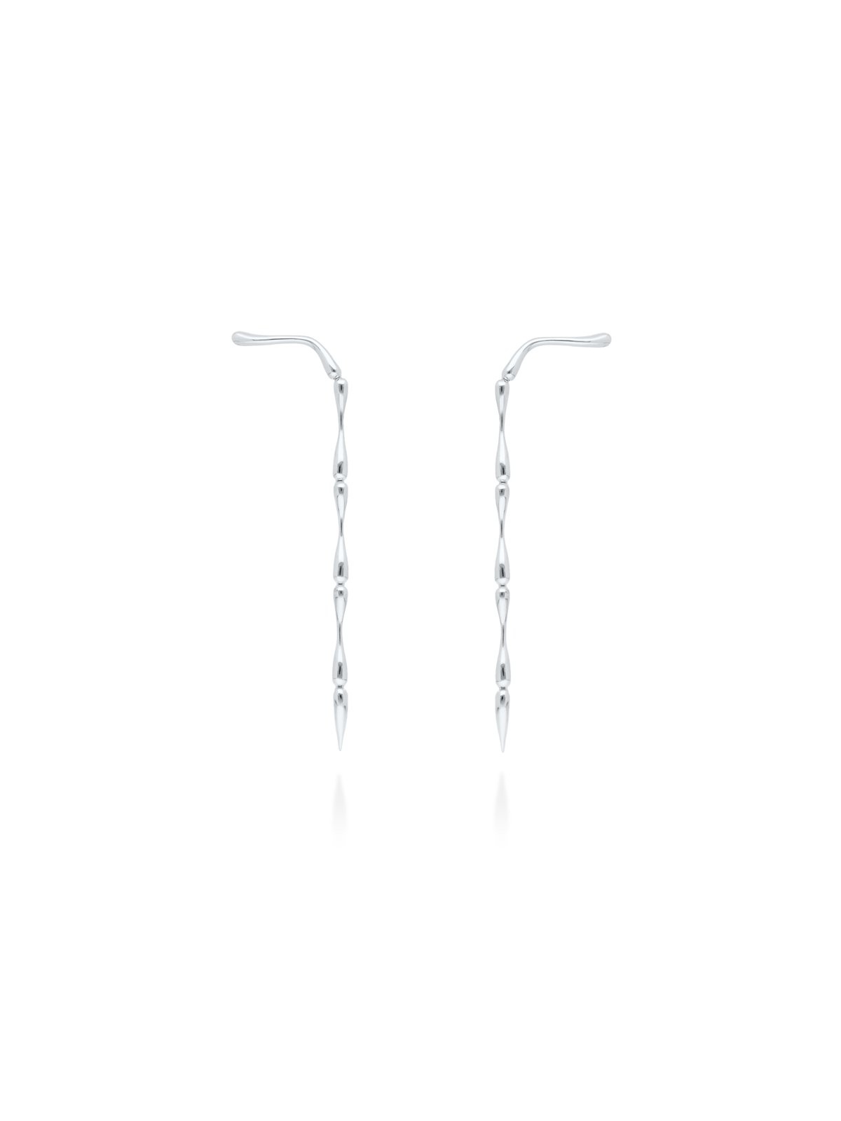 Joyera Kattalin - Joyera - Pendientes - Pendiente trepador Flow XL en plata - Foto 1