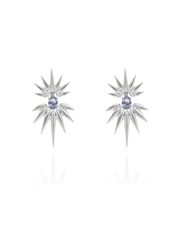 Joyería Kattalin - NOVEDADES en Joyas para novias, Pendientes, - Compromiso, Joyería - Pendientes Galaxy doble azul en plata Joyería Kattalin - NOVEDADES en Joyas para novias, Pendientes, - Compromiso, Joyería - Pendientes Galaxy doble azul en plata