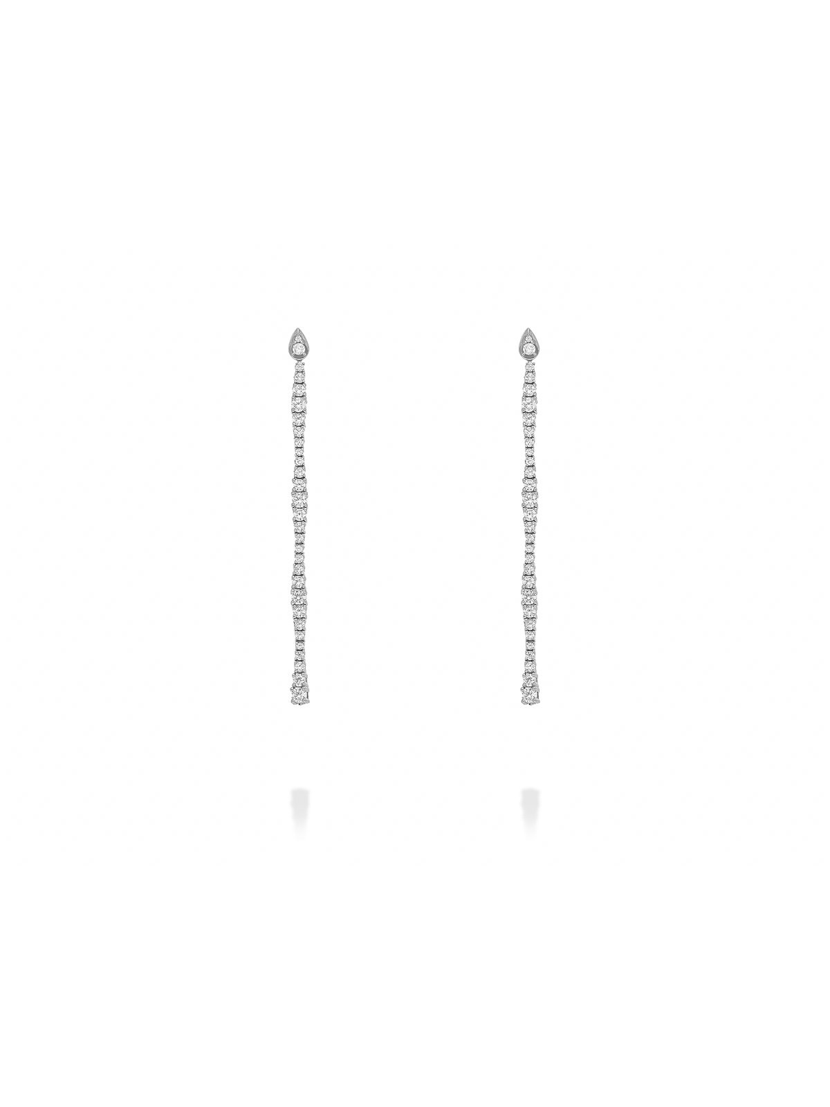 Joyera Kattalin - Joyera - Pendientes - Pendientes de plata riviere lgrima - Foto 1