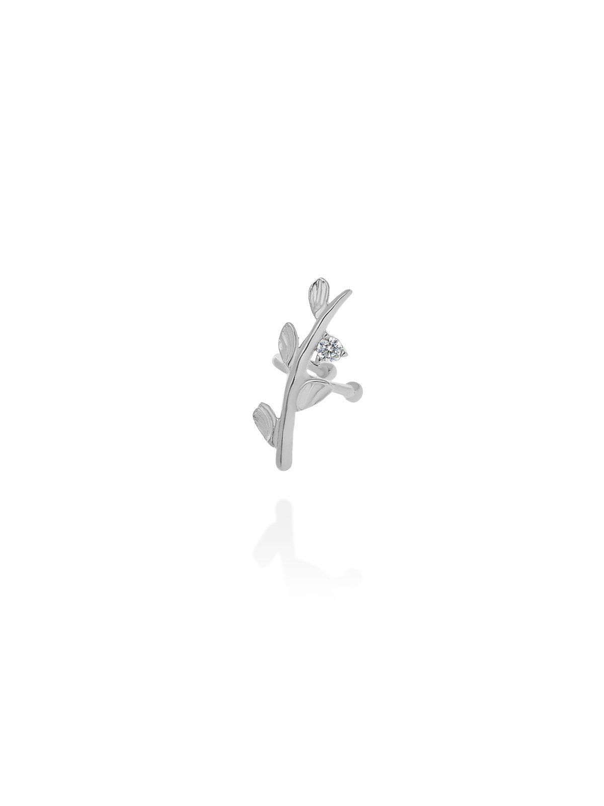 Joyera Kattalin - Joyera - Pendientes - Earcuff Guipur mini en plata - Foto 1