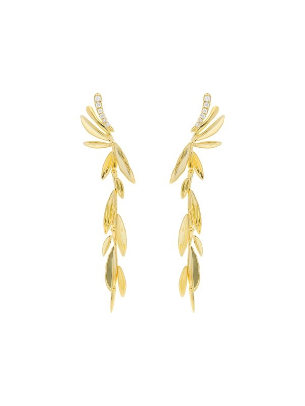 Joyería Kattalin - NOVEDADES en Joyas para novias, Pendientes, - Compromiso, Joyería - Pendientes de plata Largo trepador con circonitas Joyería Kattalin - NOVEDADES en Joyas para novias, Pendientes, - Compromiso, Joyería - Pendientes de plata Largo trepador con circonitas