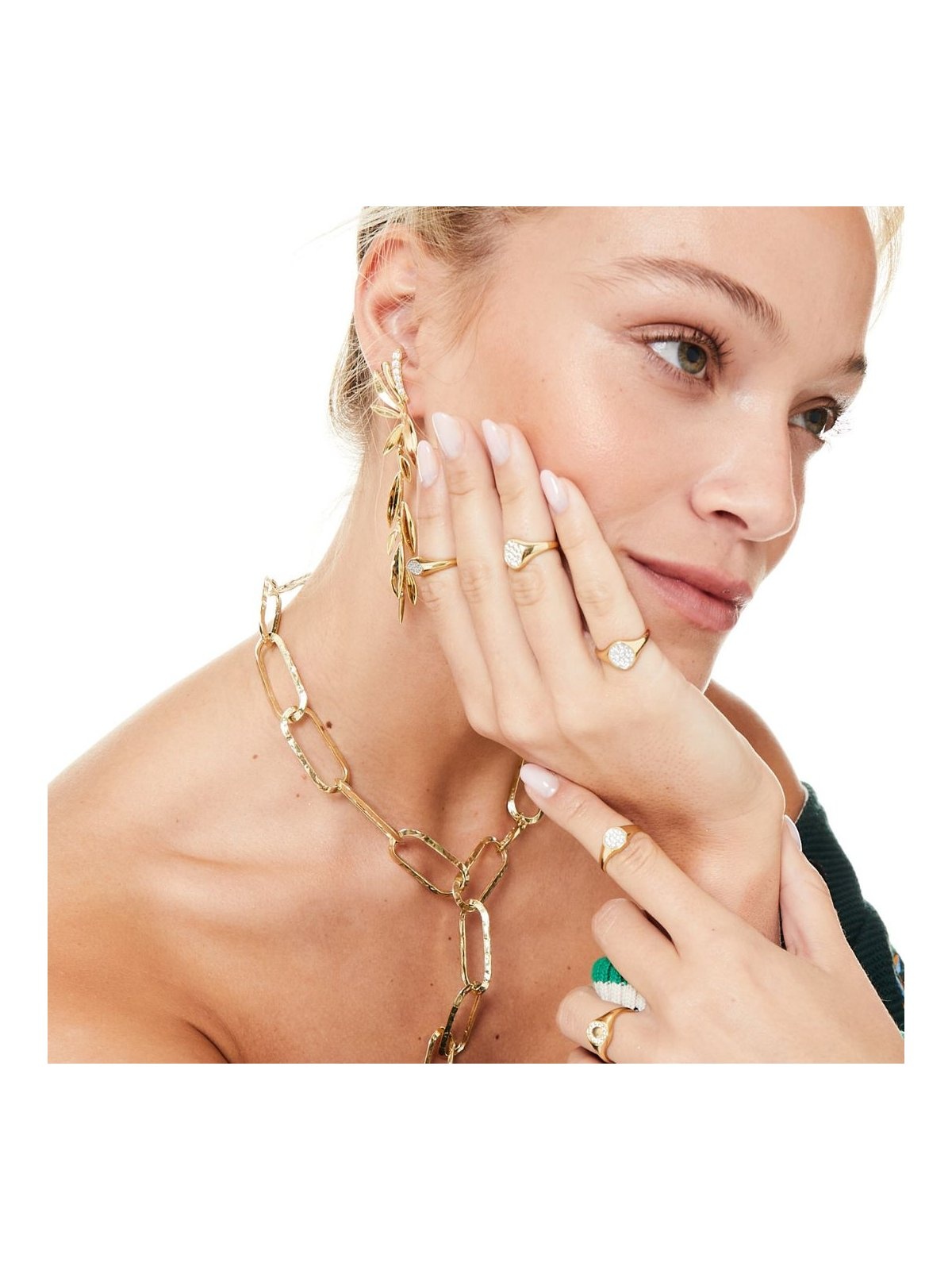 Joyera Kattalin - Compromiso, Joyera - Joyas para novias, Pendientes - Pendientes de plata Largo trepador con circonitas - Foto 2