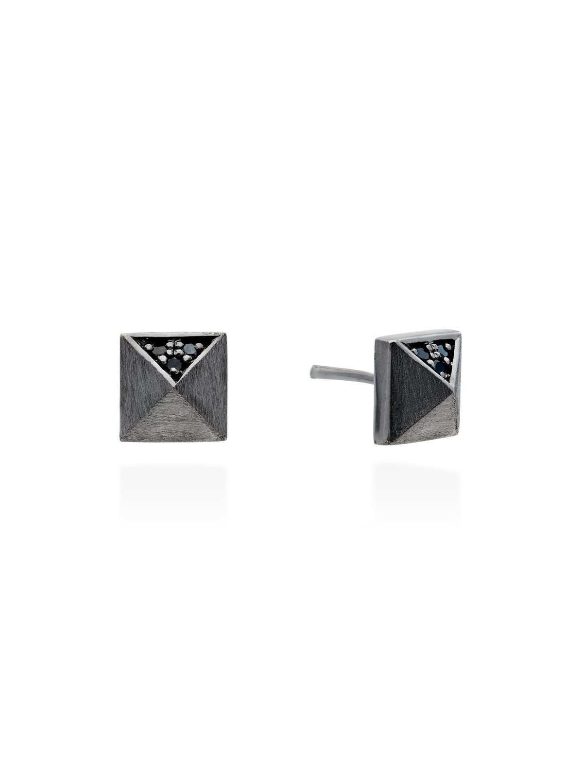 Joyera Kattalin - Joyera - Pendientes - Pendientes en plata negra - Foto 2