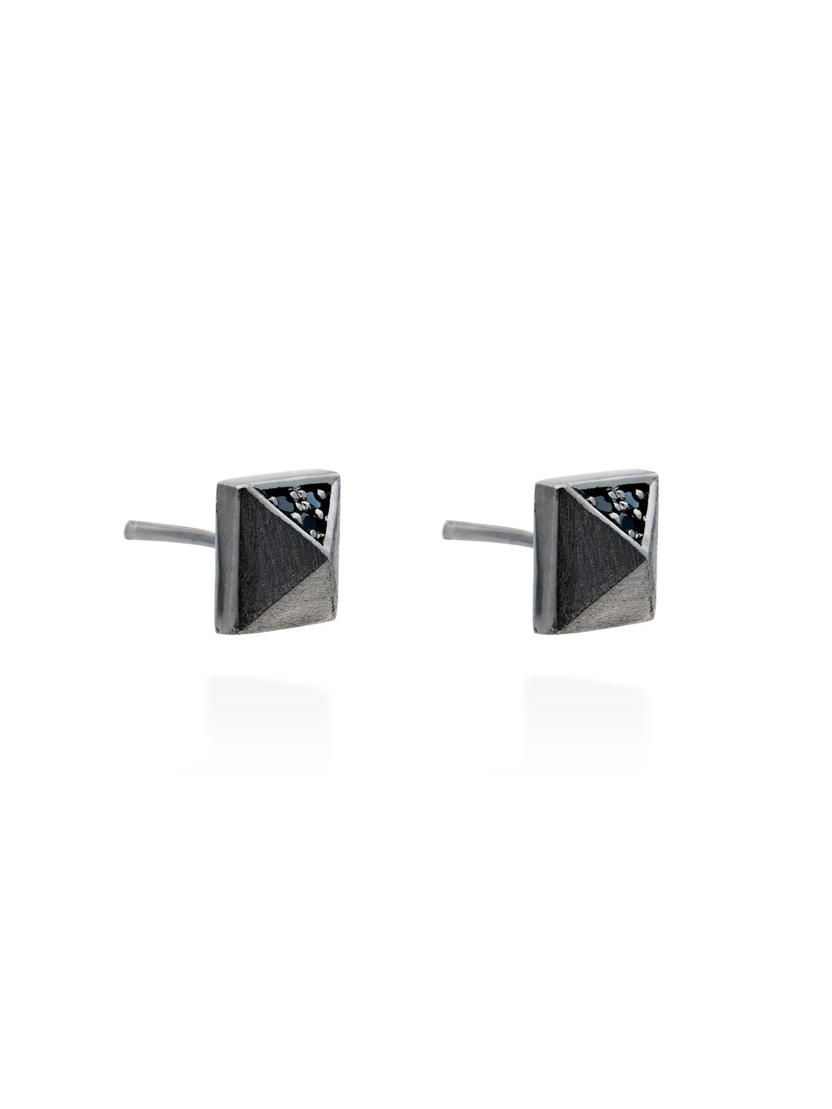 Joyera Kattalin - Joyera - Pendientes - Pendientes en plata negra - Foto 3