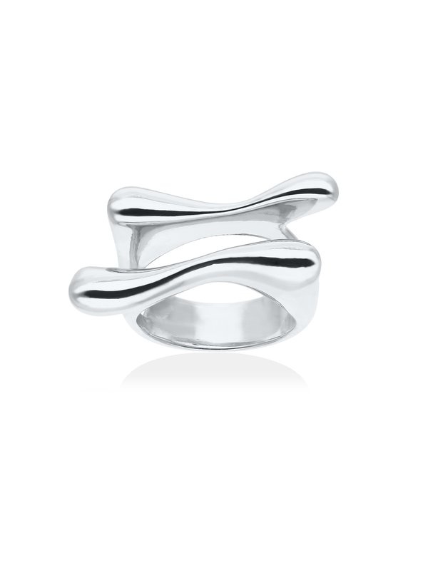 Joyería Kattalin - NOVEDADES en Anillos - Joyería - Anillo Flow doble en plata Joyería Kattalin - NOVEDADES en Anillos - Joyería - Anillo Flow doble en plata