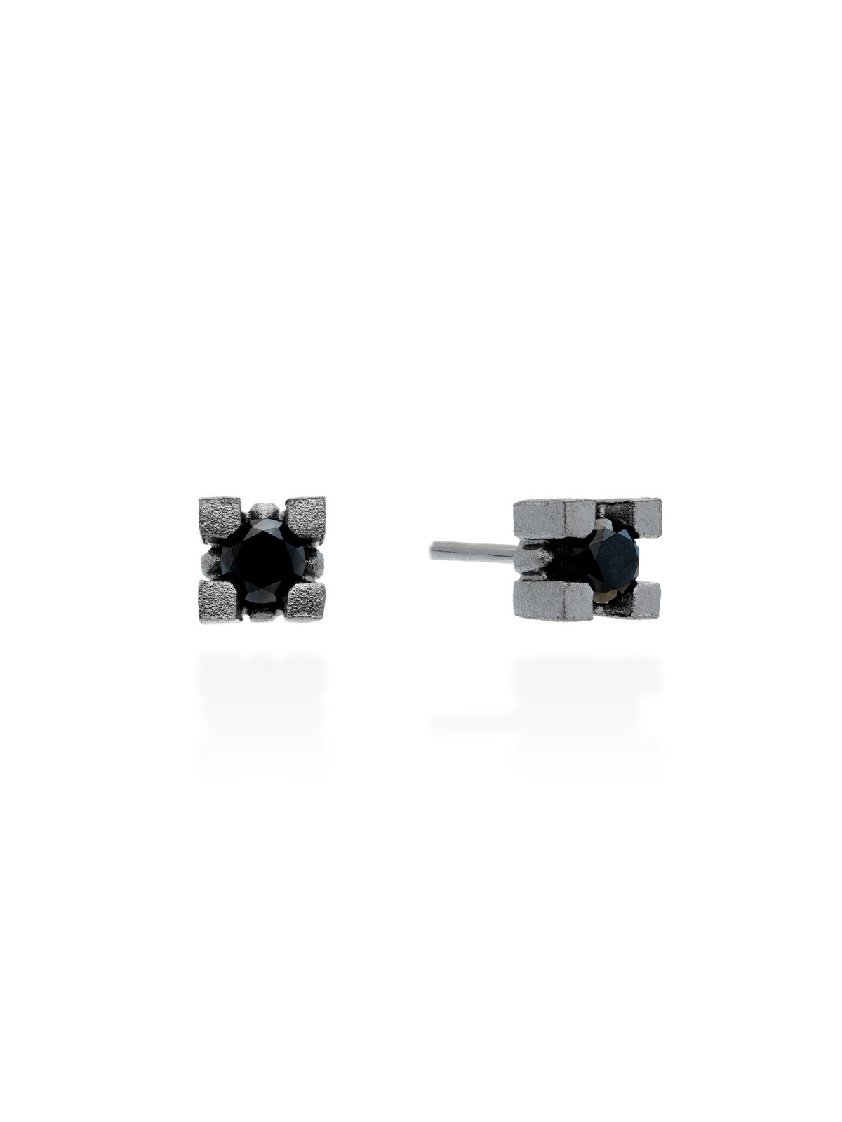 Joyera Kattalin - Joyera - Pendientes - Pendientes en plata negra - Foto 2