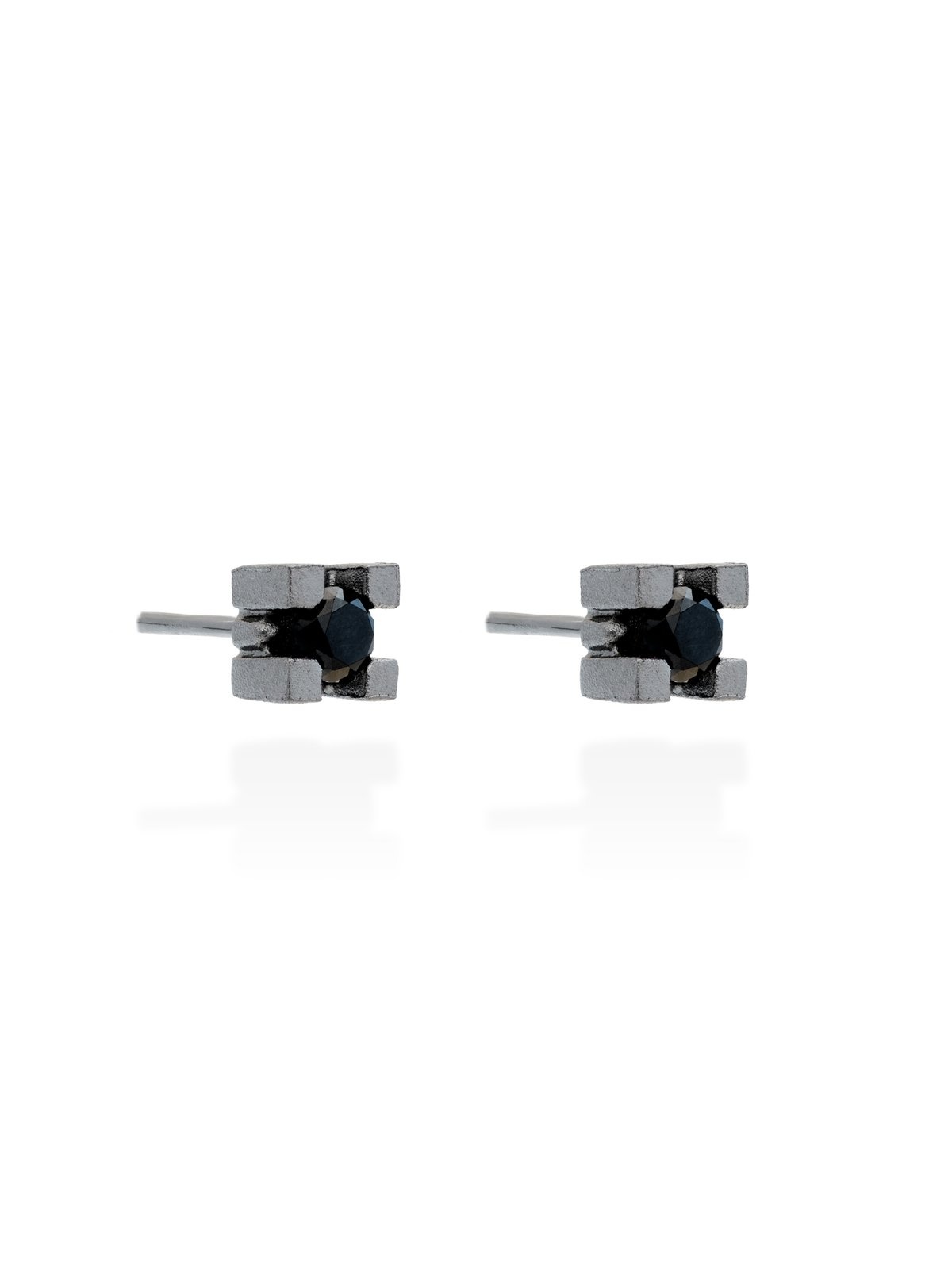 Joyera Kattalin - Joyera - Pendientes - Pendientes en plata negra - Foto 3