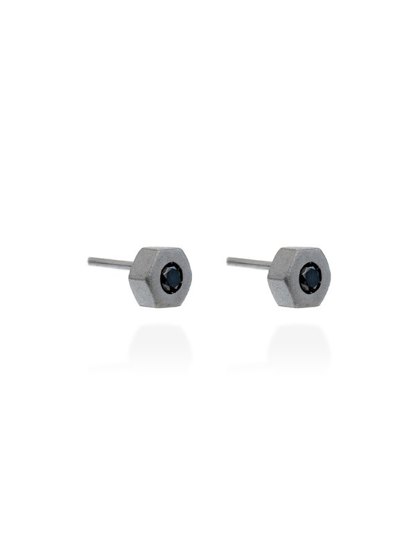 Joyera Kattalin - Joyera - Pendientes - Pendientes en plata negra - Foto 3
