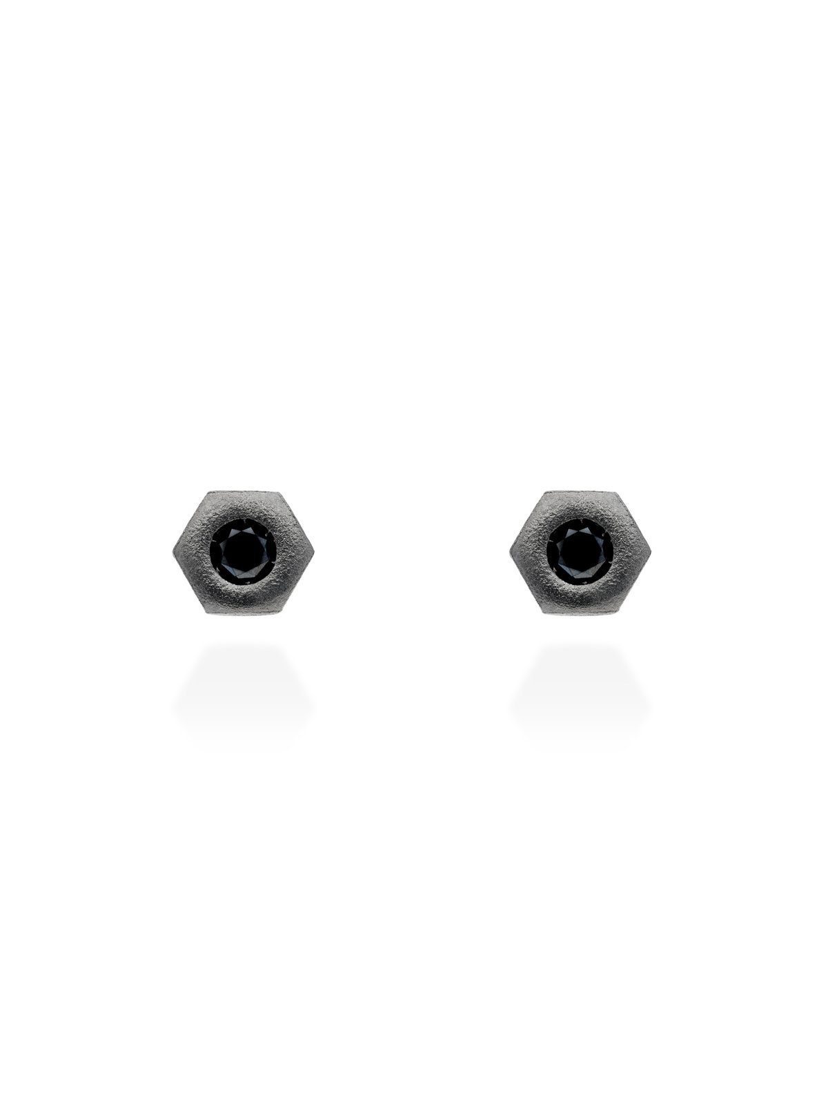 Joyera Kattalin - Joyera - Pendientes - Pendientes en plata negra - Foto 1