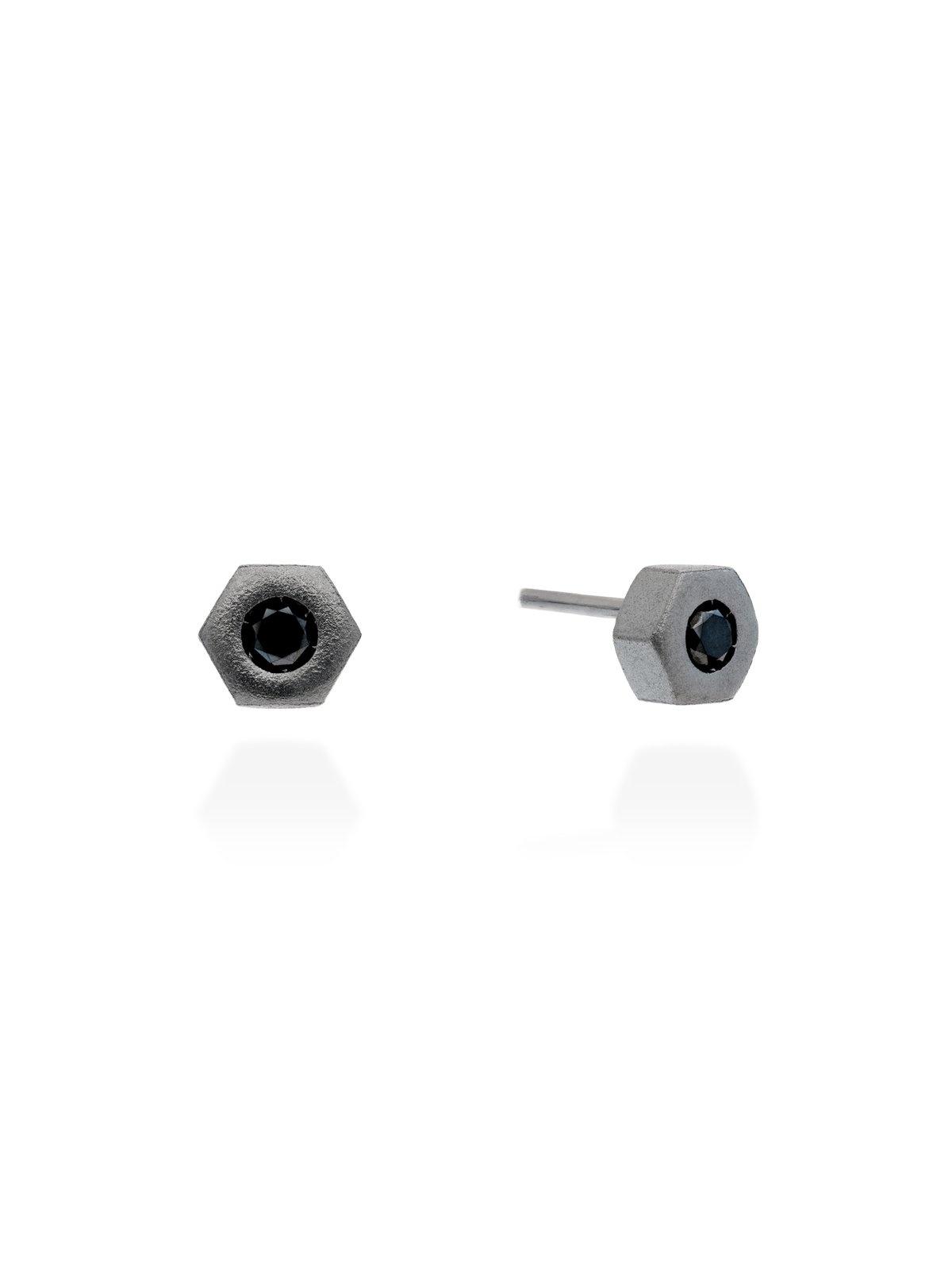 Joyera Kattalin - Joyera - Pendientes - Pendientes en plata negra - Foto 2