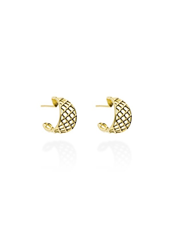 Joyera Kattalin - Joyera - Pendientes - Pendientes EMPIRE en plata dorada - Foto 3