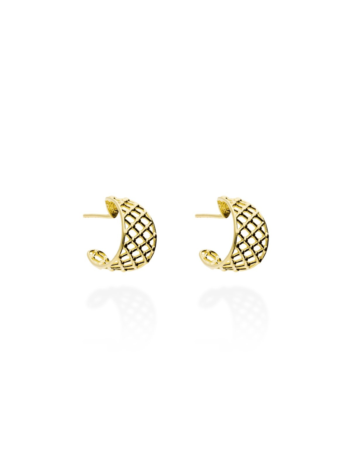 Joyera Kattalin - Joyera - Pendientes - Pendientes EMPIRE en plata dorada - Foto 3