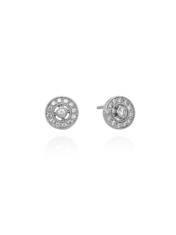 Joyería Kattalin - NOVEDADES en Pendientes - Joyería - Pendientes de plata orla pavé Joyería Kattalin - NOVEDADES en Pendientes - Joyería - Pendientes de plata orla pavé
