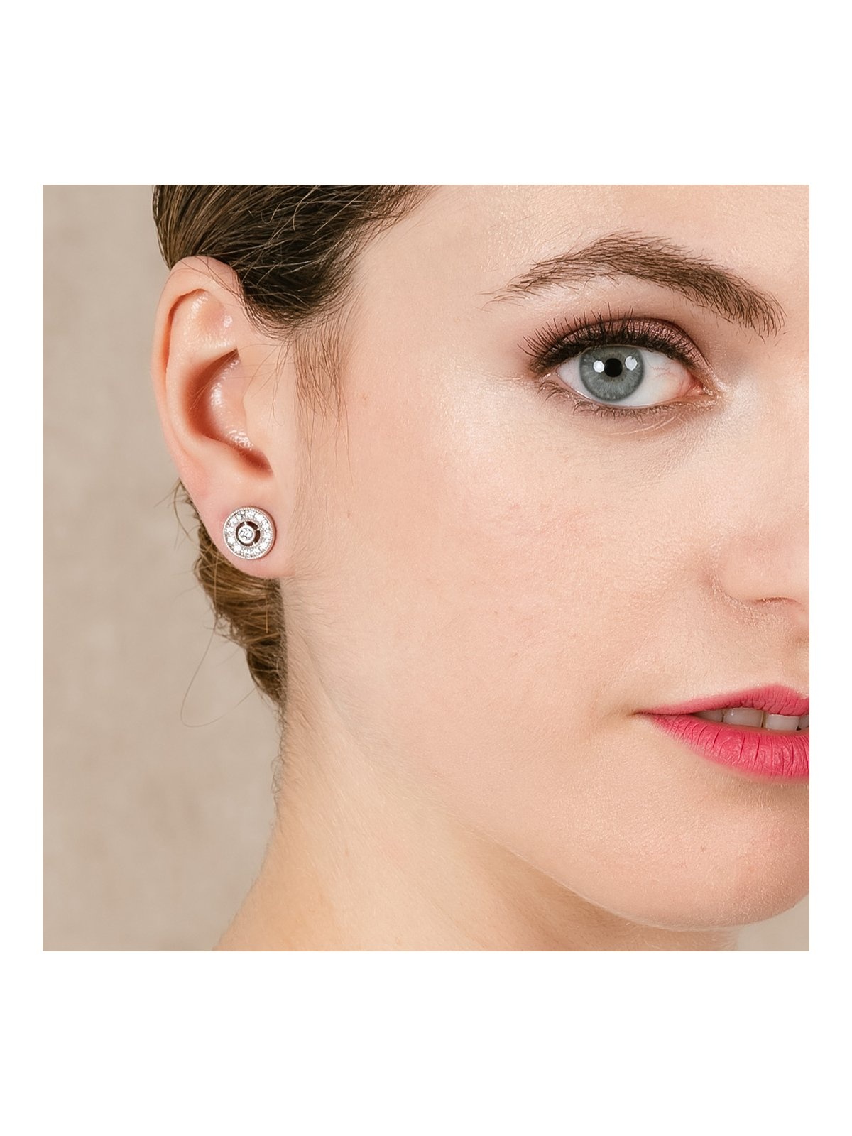 Joyera Kattalin - Joyera - Pendientes - Pendientes de plata orla pav - Foto 3