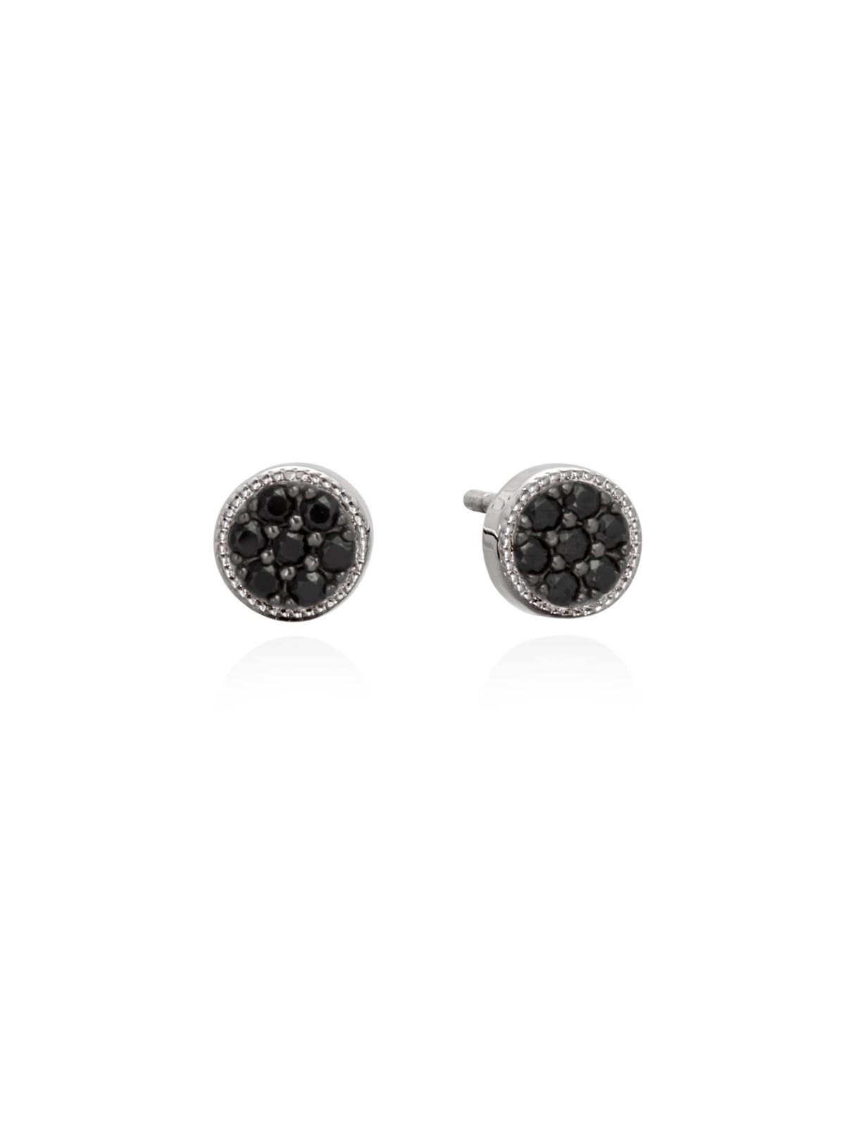 Joyera Kattalin - Joyera - Pendientes - Pendientes JOUR Negro en plata - Foto 1
