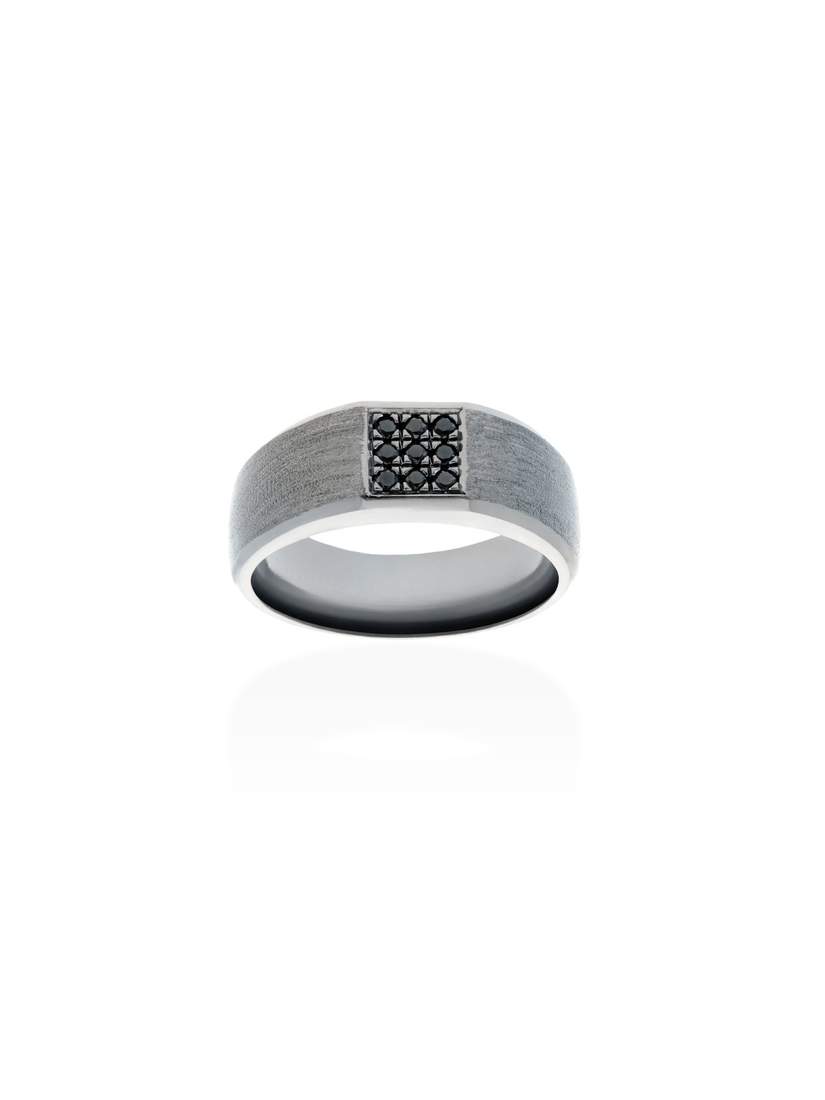 Joyera Kattalin - Joyera - Anillos - Anillo en plata negra y diamantes - Foto 1