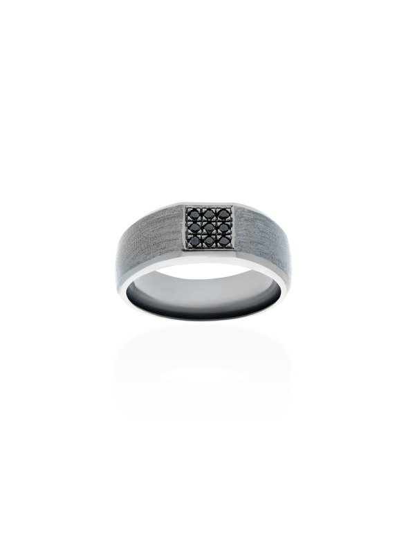 Joyería Kattalin - NOVEDADES en Anillos - Joyería - Anillo en plata negra y diamantes Joyería Kattalin - NOVEDADES en Anillos - Joyería - Anillo en plata negra y diamantes