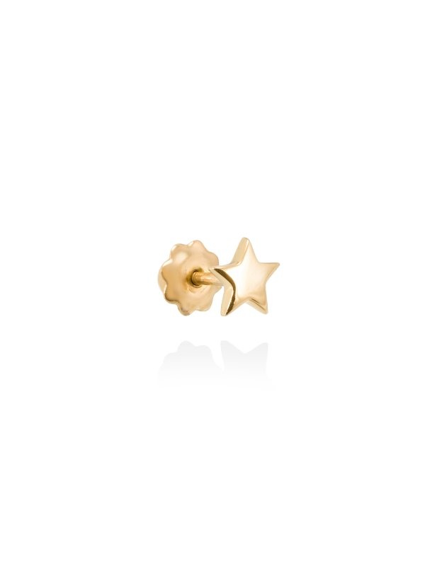 Joyería Kattalin - NOVEDADES en Piercings - Joyería - Piercing de Oro 18Kt con estrella Joyería Kattalin - NOVEDADES en Piercings - Joyería - Piercing de Oro 18Kt con estrella