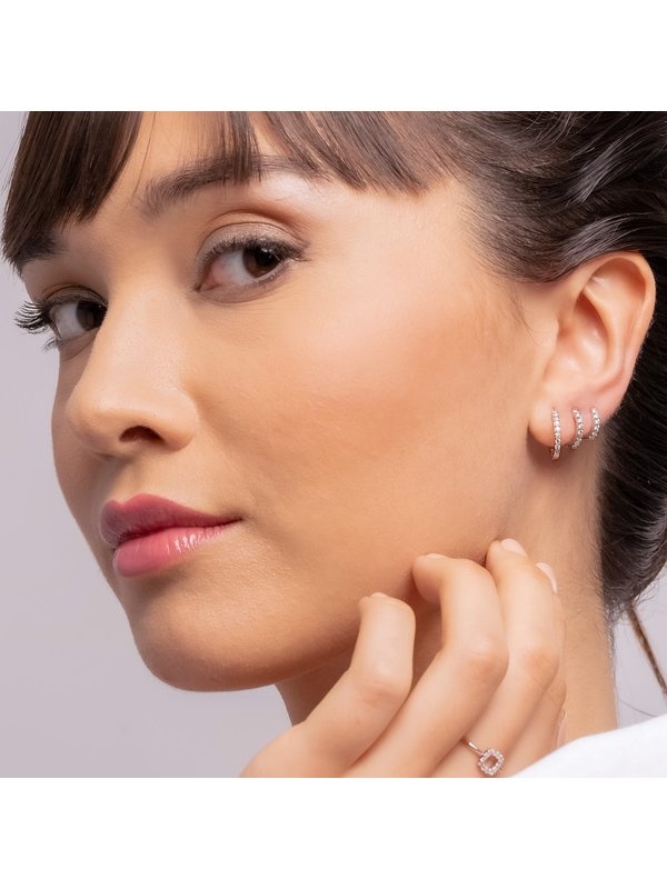 Joyera Kattalin - Joyera - Piercings - Piercing de Oro 18Kt aro pequeo con diamantes - Foto 3