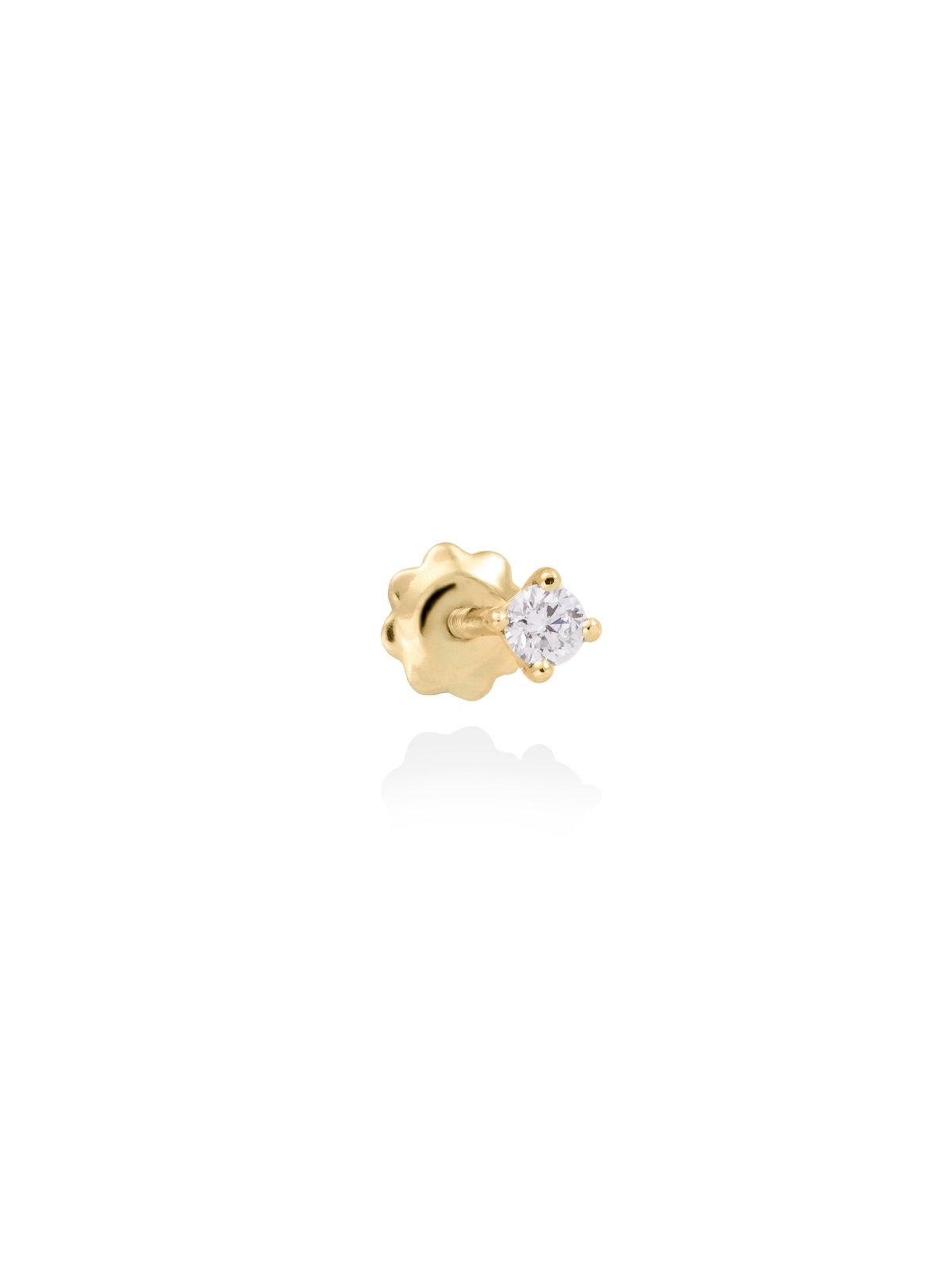 Joyera Kattalin - Joyera - Piercings - Piercing de Oro 18Kt con flor de diamantes - Foto 2