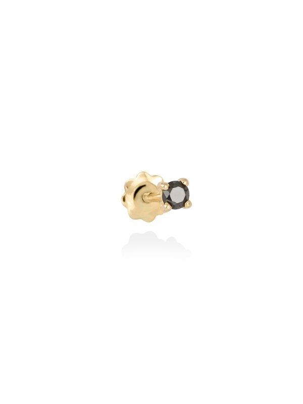 Joyería Kattalin - NOVEDADES en Piercings - Joyería - Piercing de Oro 18Kt con diamante negro Joyería Kattalin - NOVEDADES en Piercings - Joyería - Piercing de Oro 18Kt con diamante negro