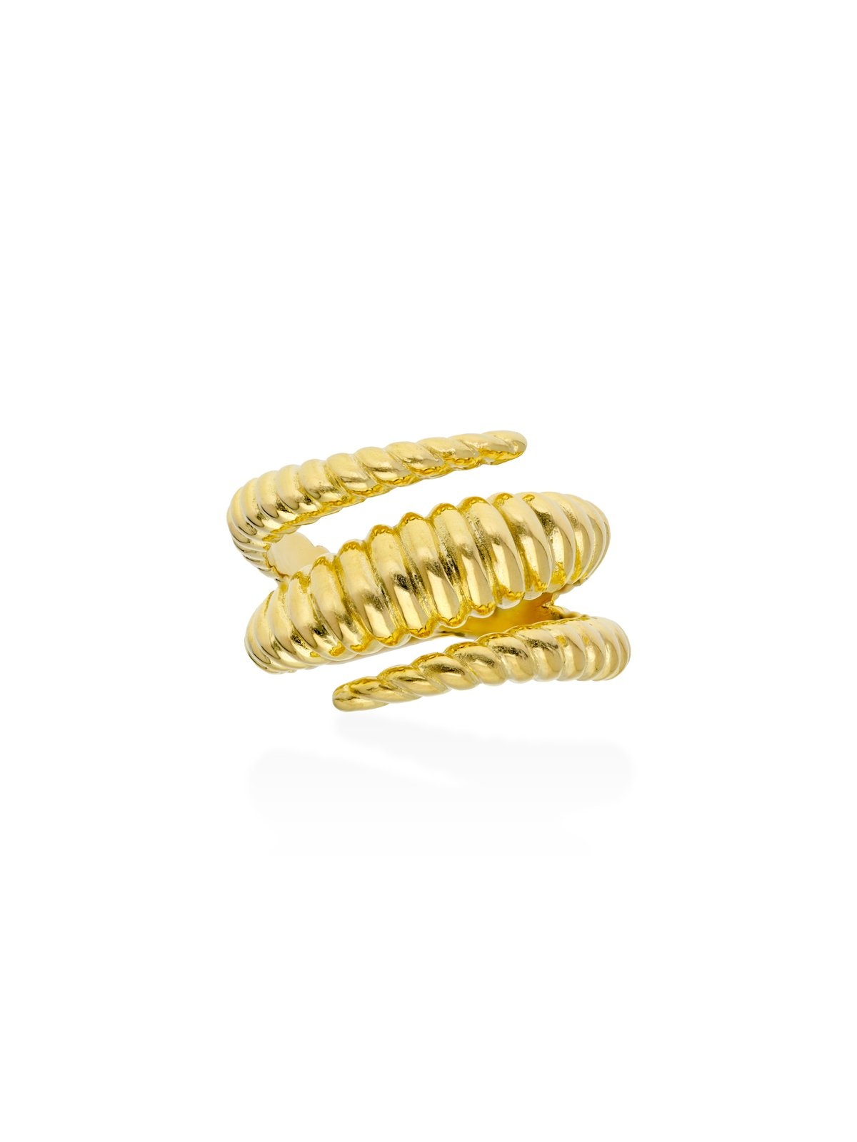 Joyera Kattalin - Joyera - Anillos - Anillo de plata triple aro gallonado - Foto 1