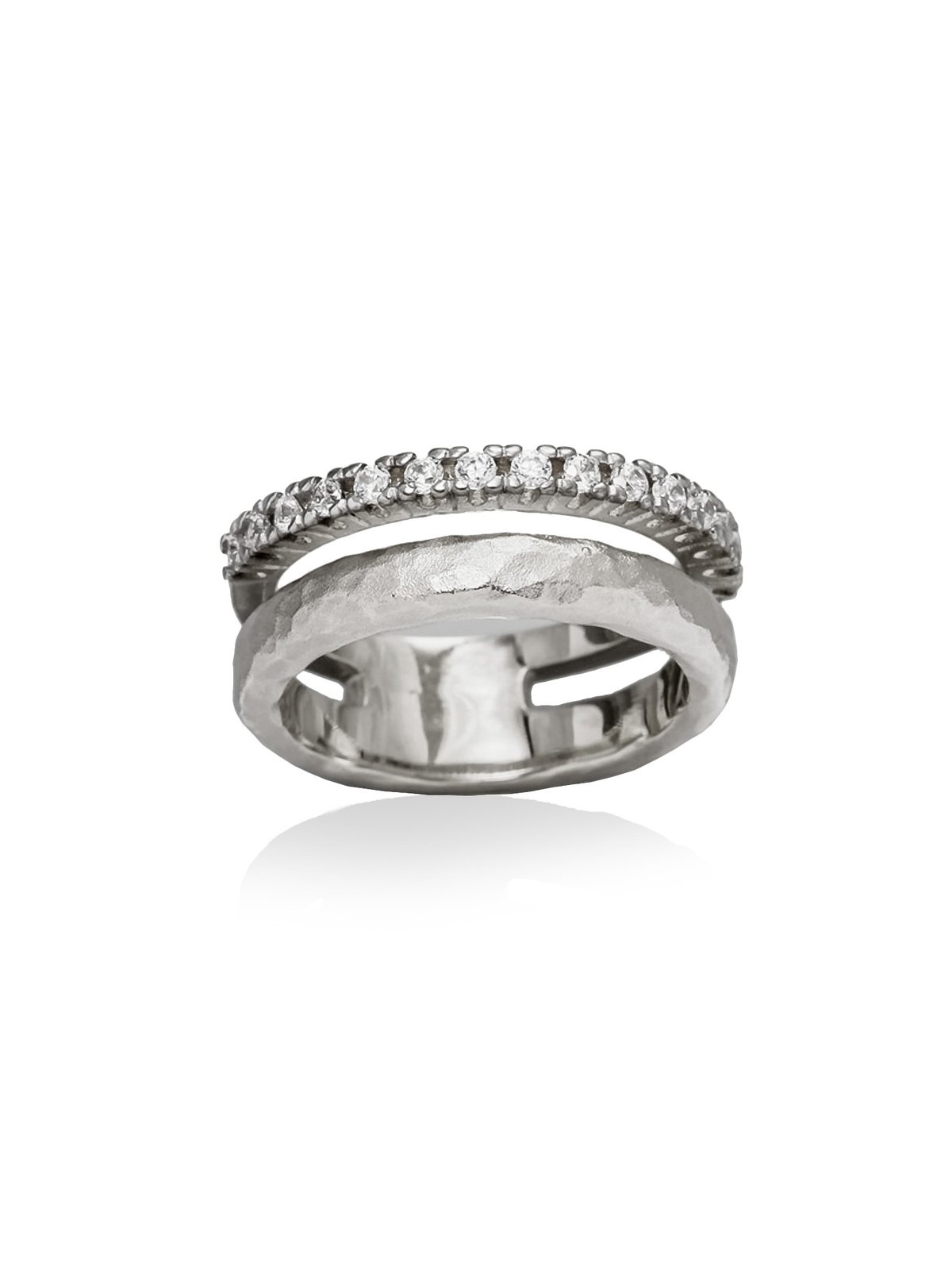Joyera Kattalin - Joyera - Anillos - Anillo FINE Blanco en plata - Foto 1